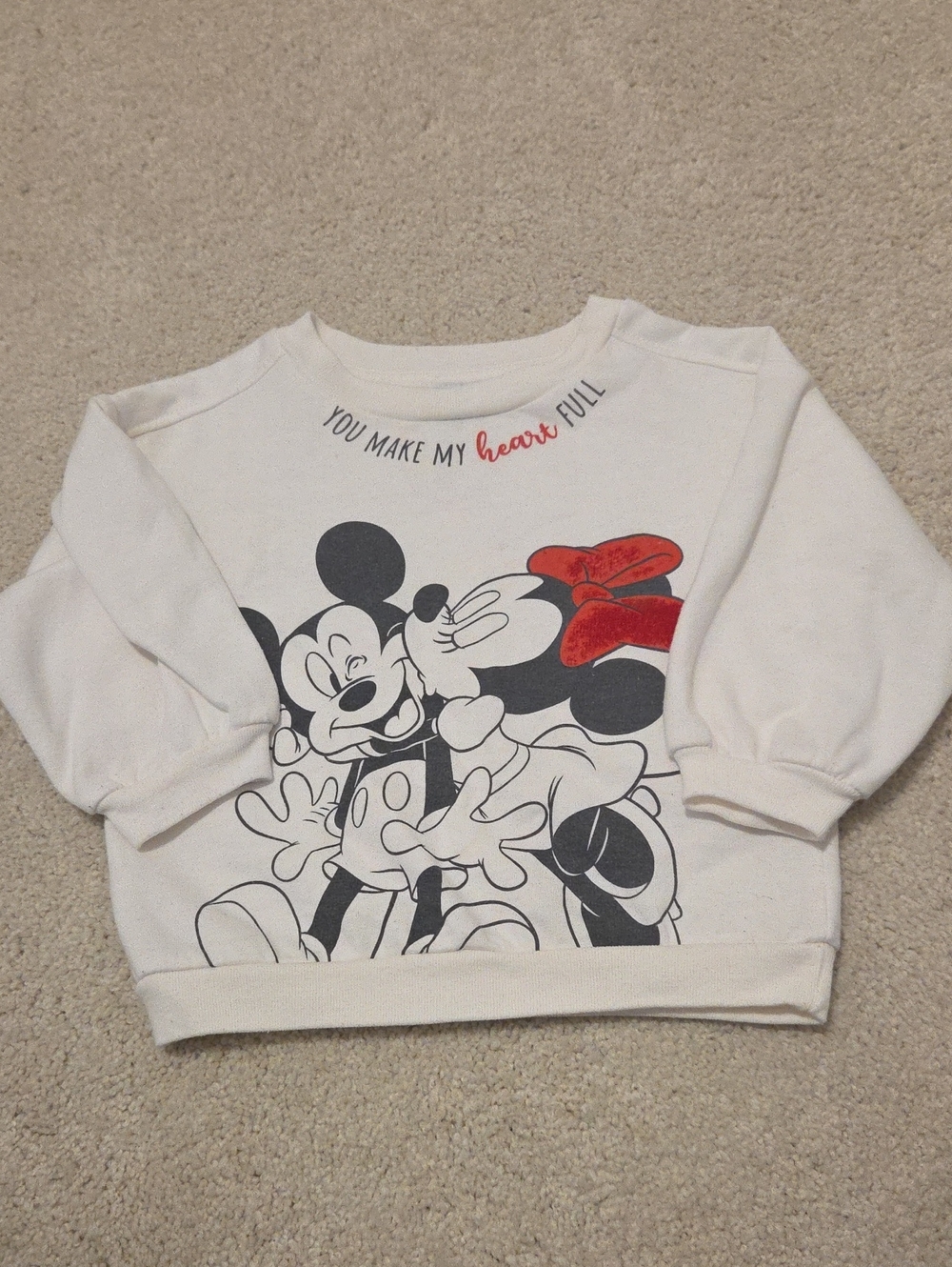 Minnie And Mickey Mouse Sweatshirt